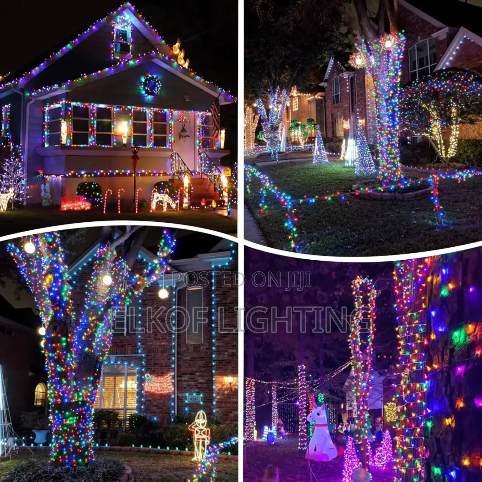 LED Christmas String Lights Multicolor LED Fairy Lights 10m