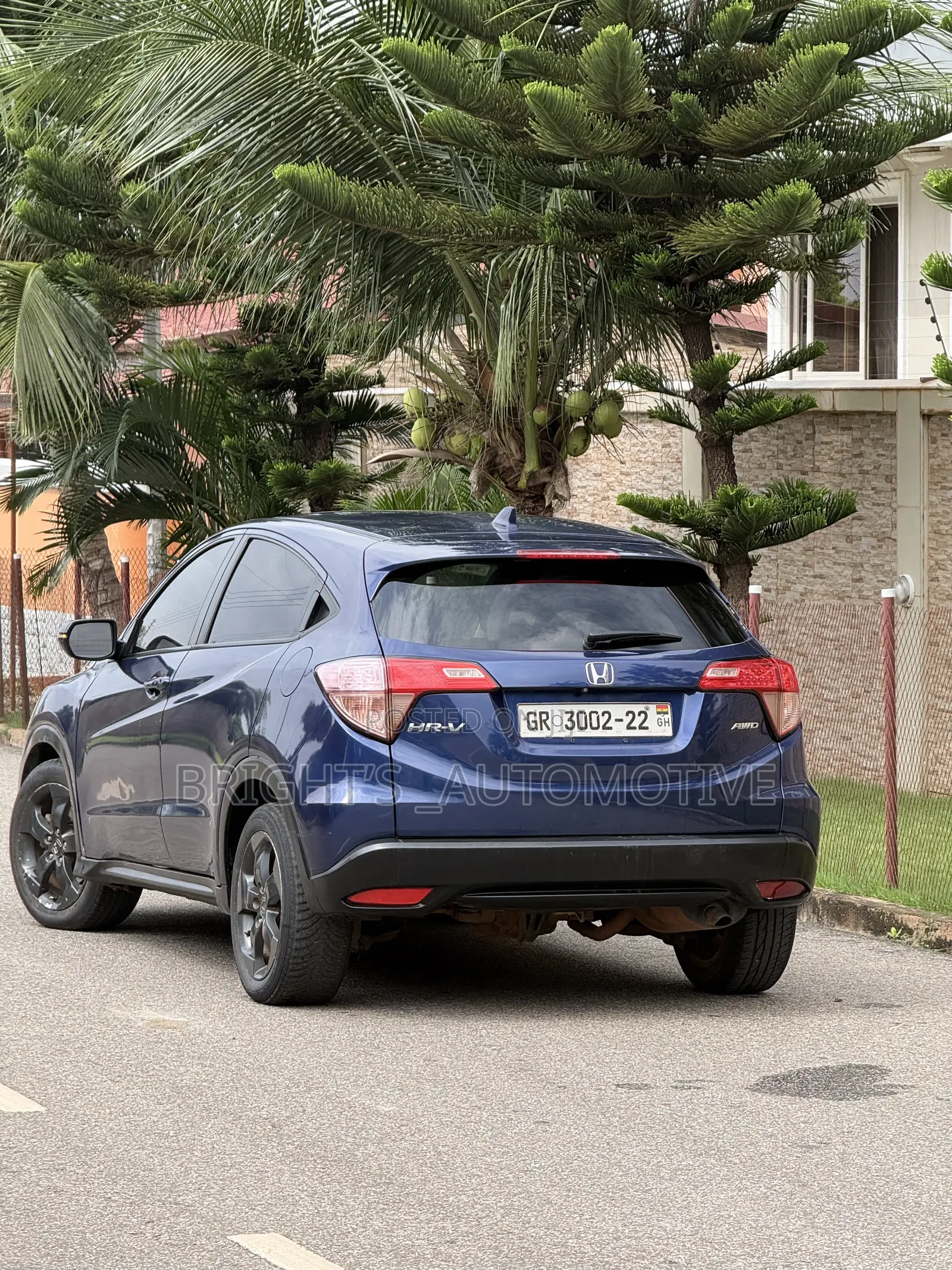 Honda HR-V EX AWD 2018 Blue