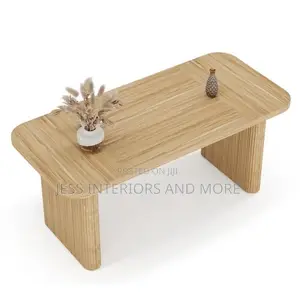 Dining Table - (62-Inch) Minimalist Column Legs