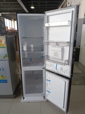 Sleek Pearl 262L Bottom-Mount Mirror Glass Refrigerator (PF-370-13M)
