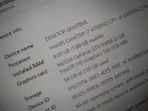 Laptop HP 8GB Intel Core i7 SSD 256GB