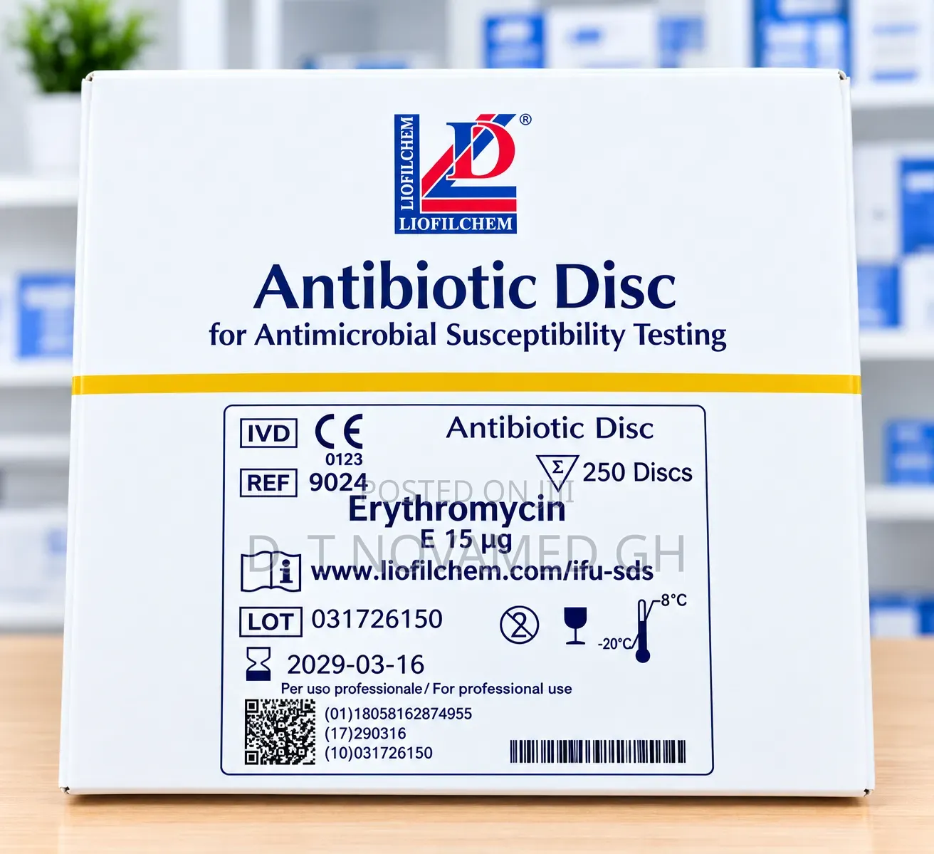 Antibiotic Disc (Erythromycin E 15ug)