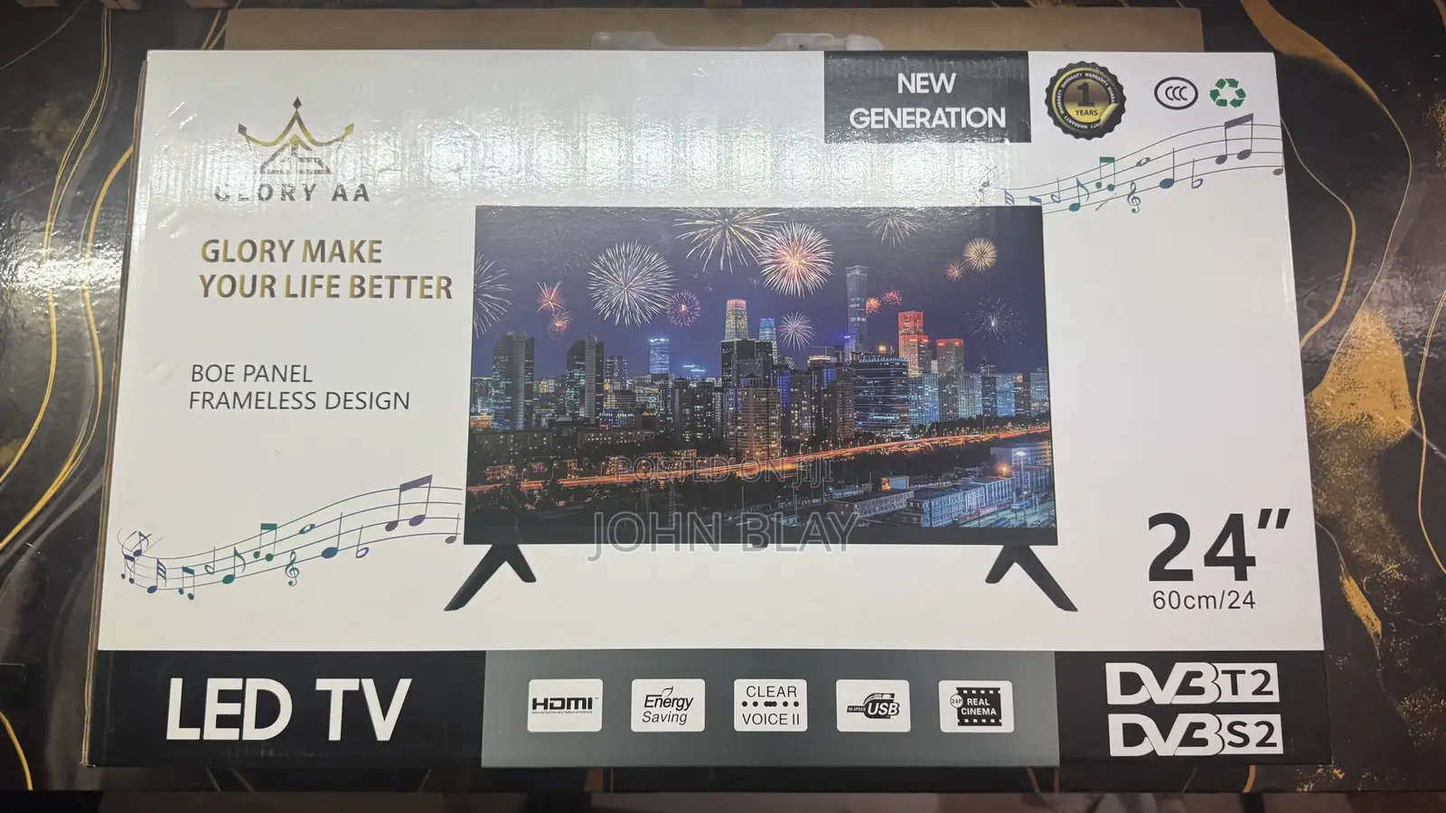 Glory AA 24” LED TV — Brand New
