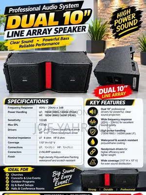 10 Inches Line Array Neo Speakers(single)