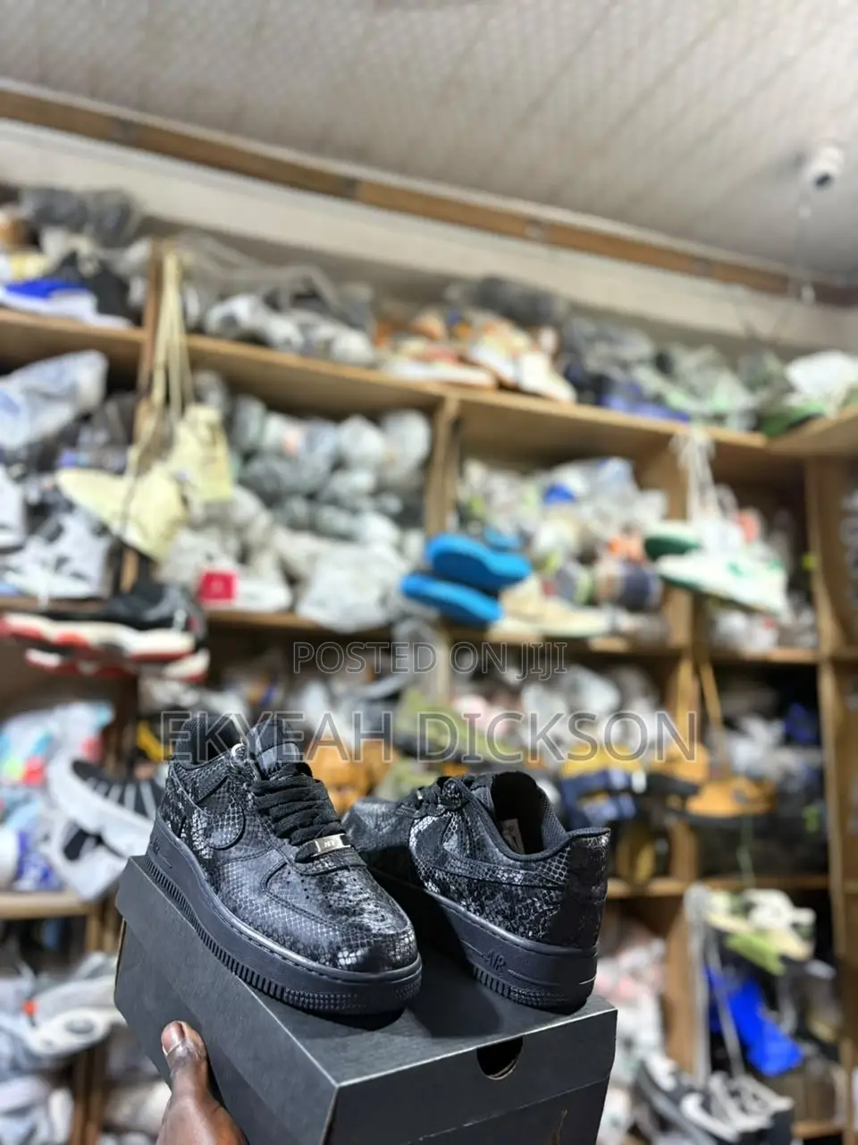 Nike Air Force 1 Low Premium - Olive Green and Snake Skin - Size 40-45