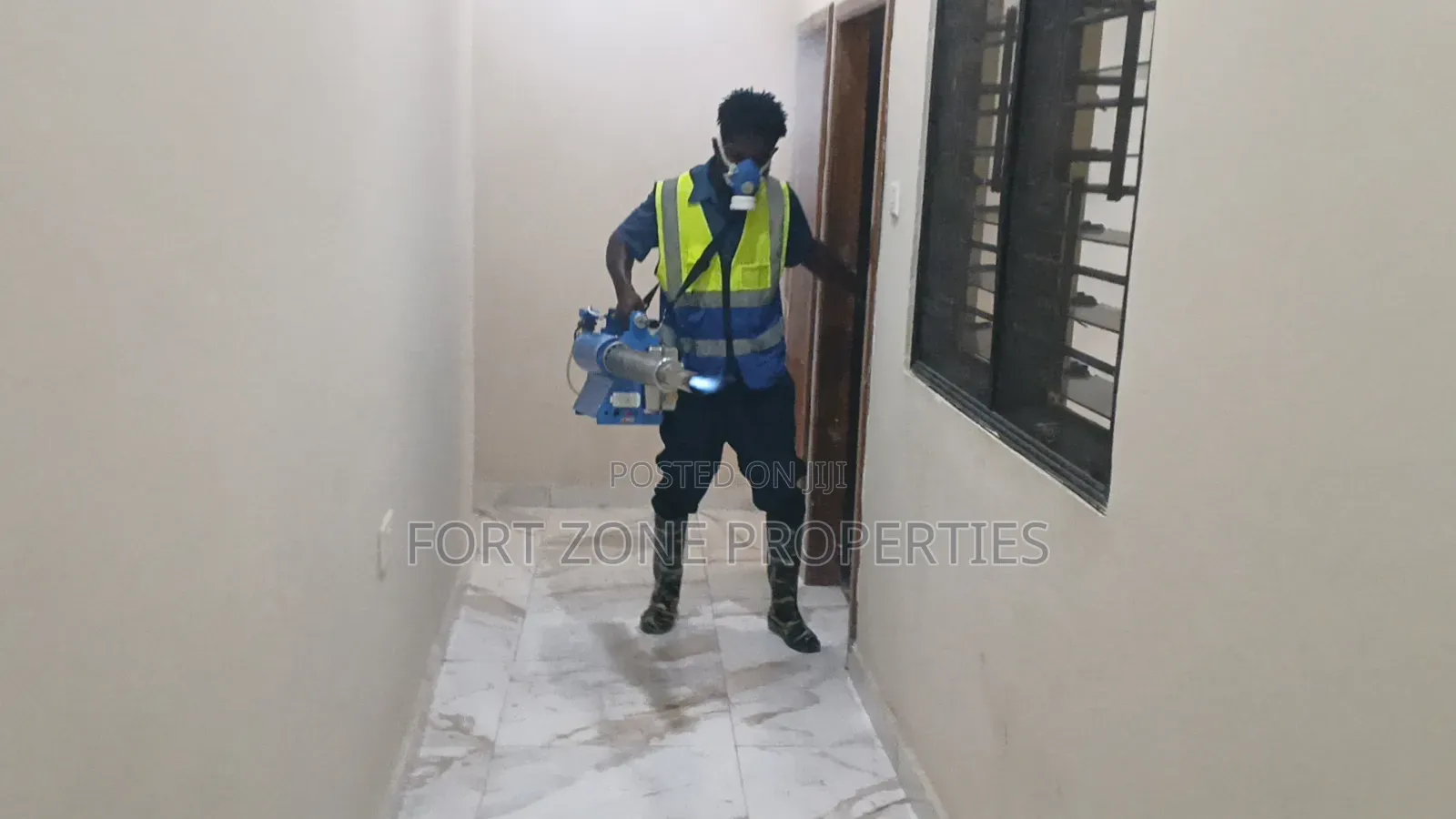 First Run Fumigation With Cleantex