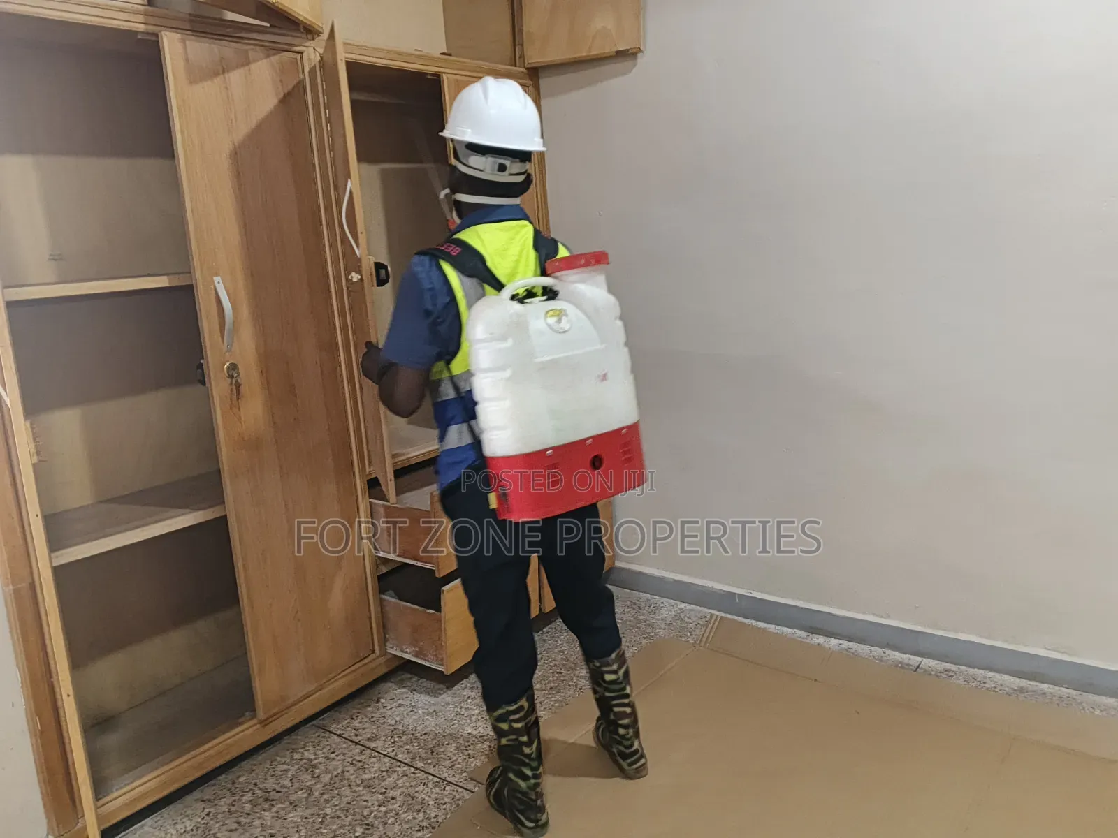 First Run Fumigation With Cleantex