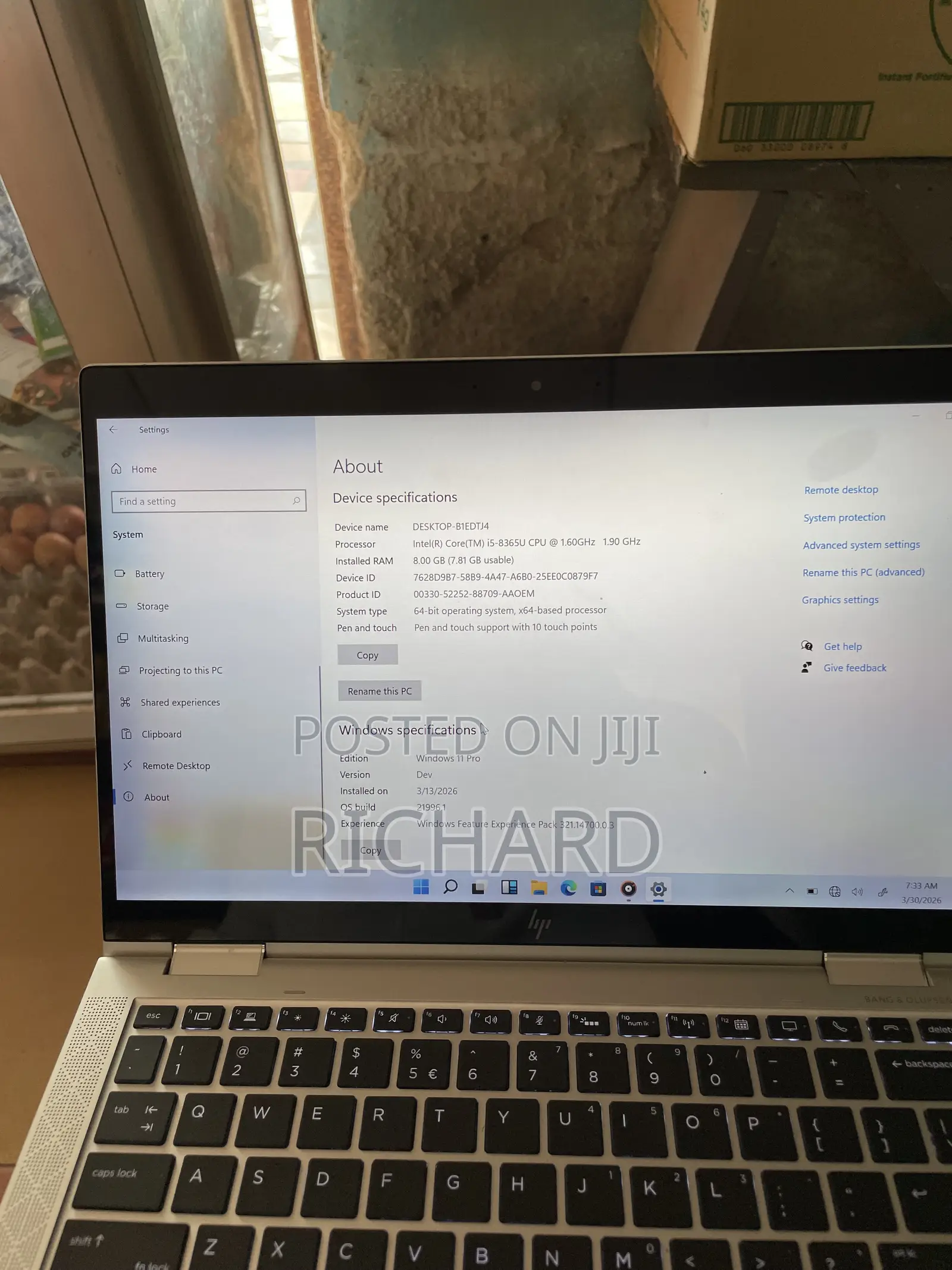 Laptop HP EliteBook 1030 8GB Intel Core i5 HDD+SSD 256GB