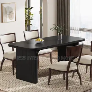 Dining Table for 4-6, (Black)