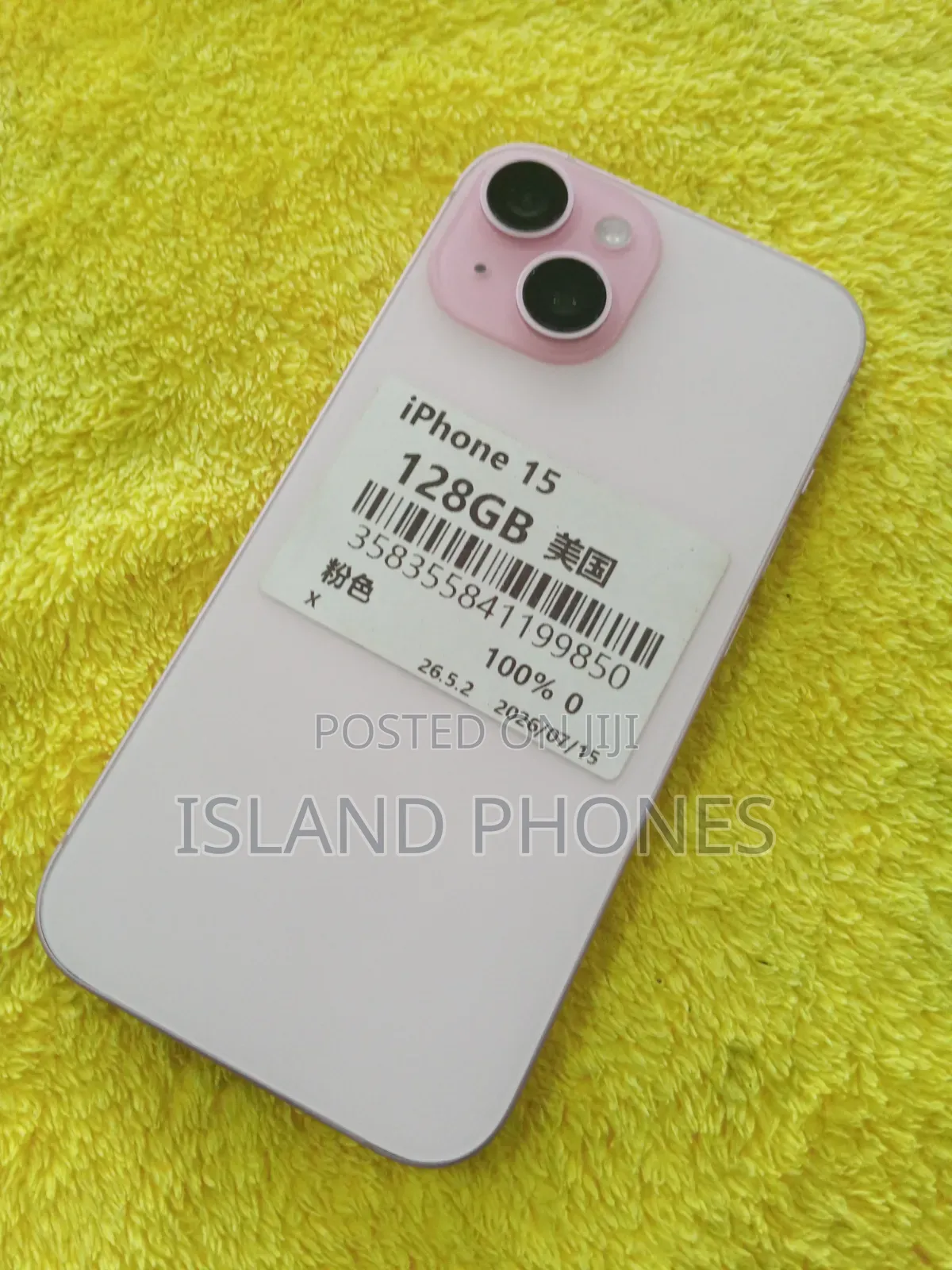 Apple iPhone 15 128 GB Pink