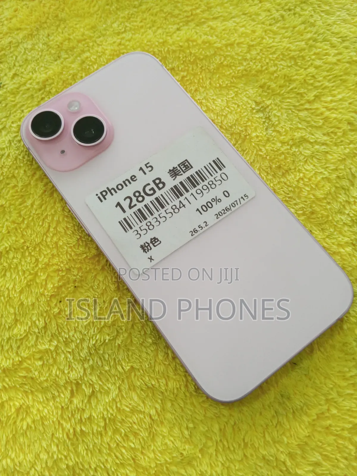 Apple iPhone 15 128 GB Pink