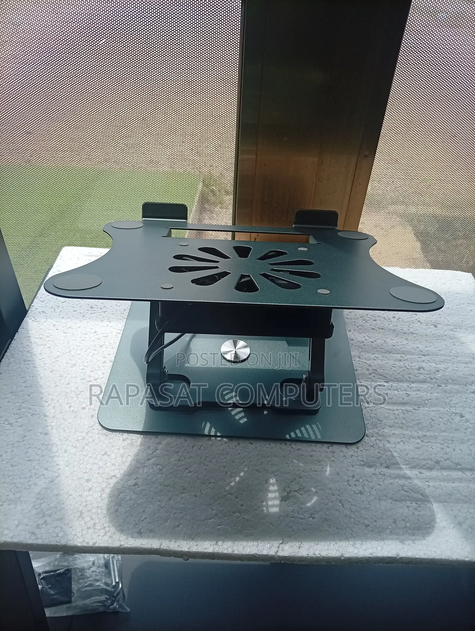 Laptop Stand Metal J41(360 Rotation Adjustable With Fan)