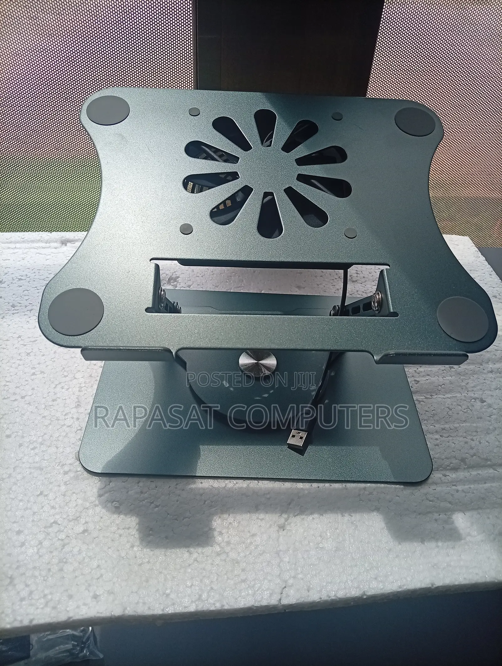 Laptop Stand Metal J41(360 Rotation Adjustable With Fan)