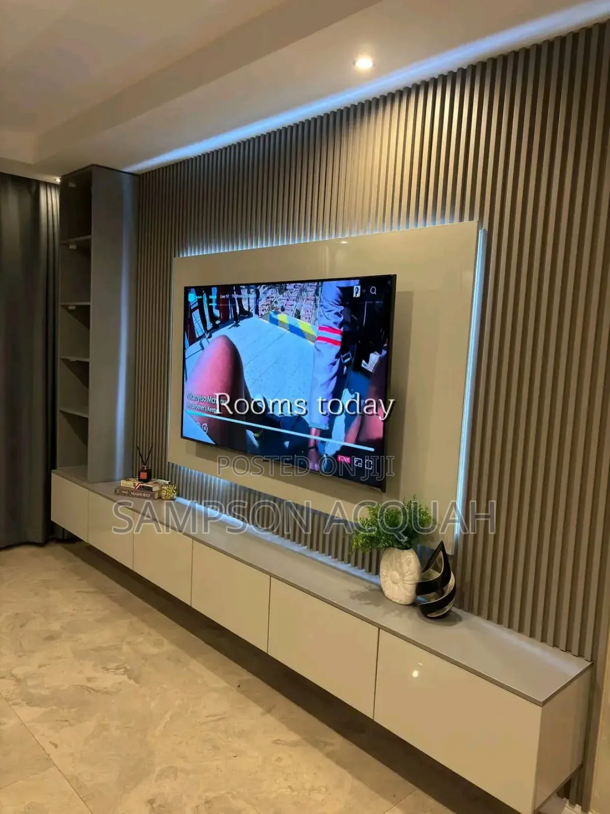 TV Stand - TV Units Decor -TV Panels With Shelves