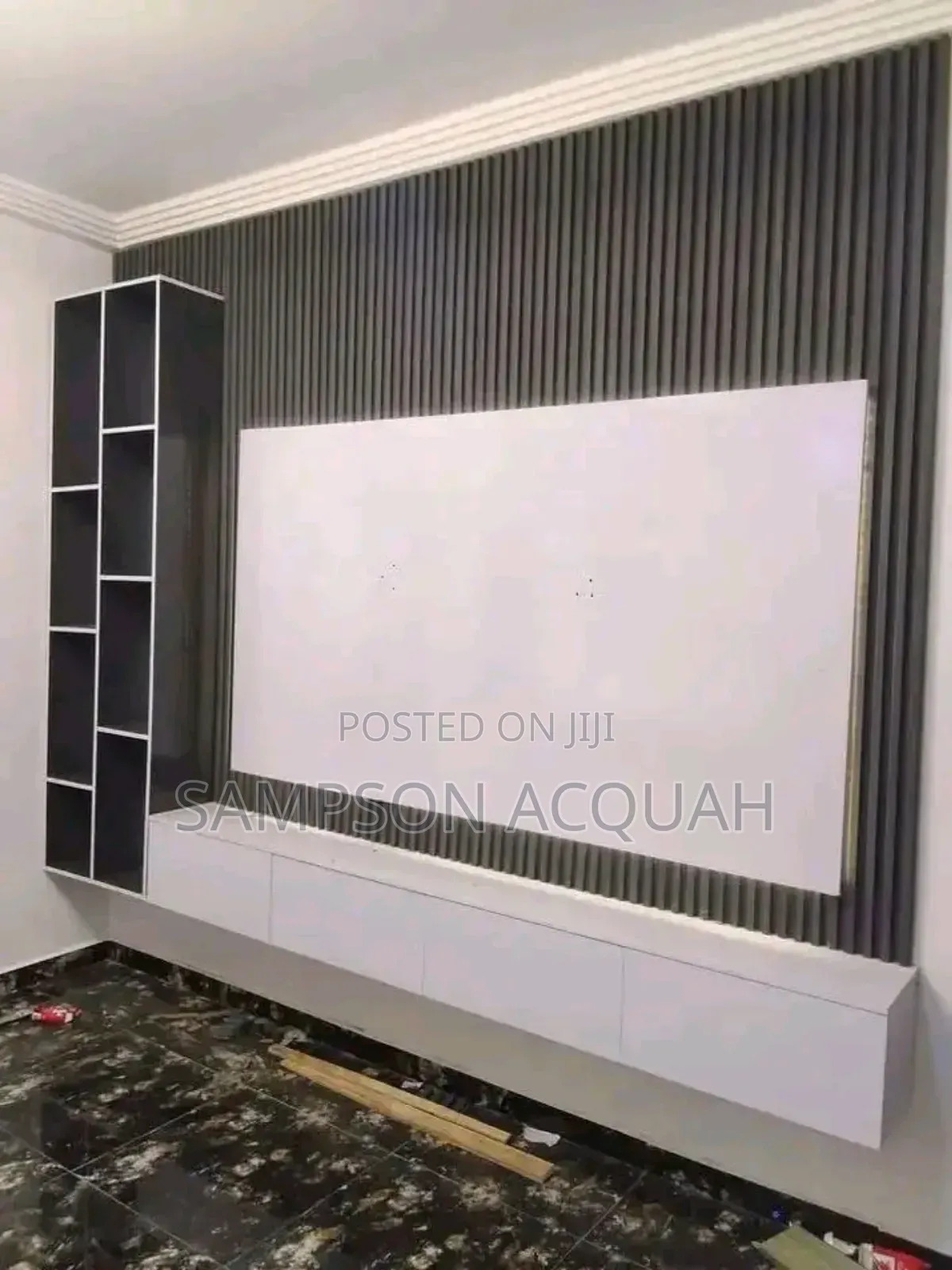 TV Decor - TV Cabinet -TV Wall Mount Decor With Panels