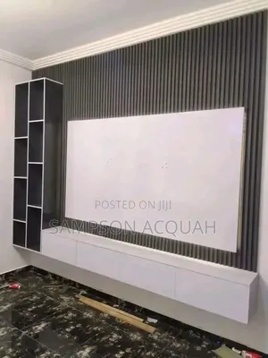 TV Decor - TV Cabinet -TV Wall Mount Decor With Panels