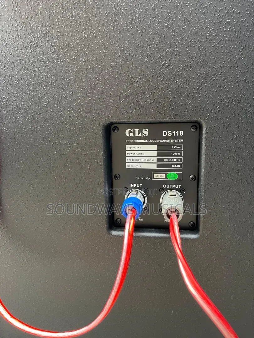 A Set of Single Sub and Full Range and Amplifier