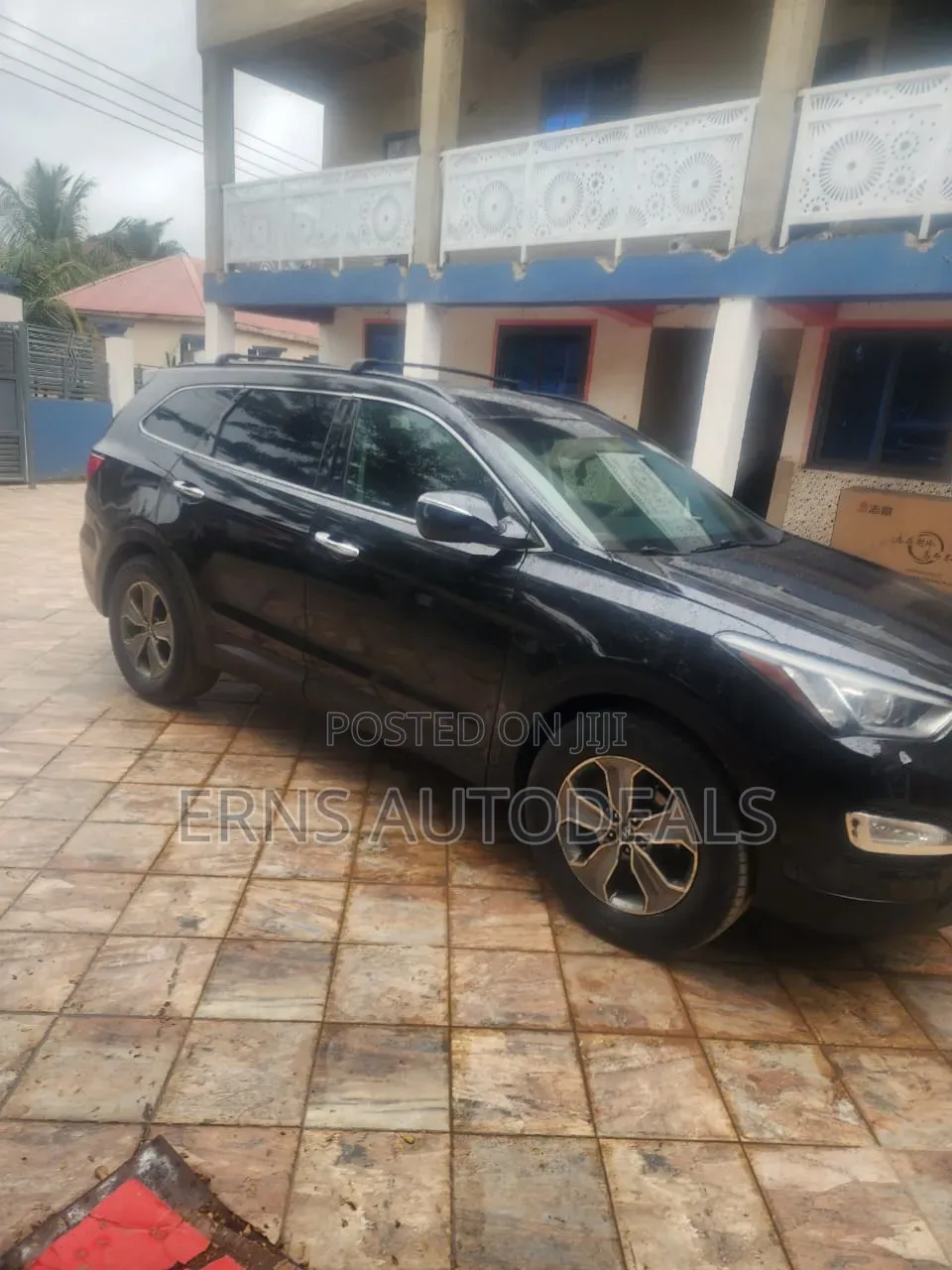 Hyundai Santa Fe GLS 4dr SUV AWD (3.3L 6cyl 6A) 2014 Black