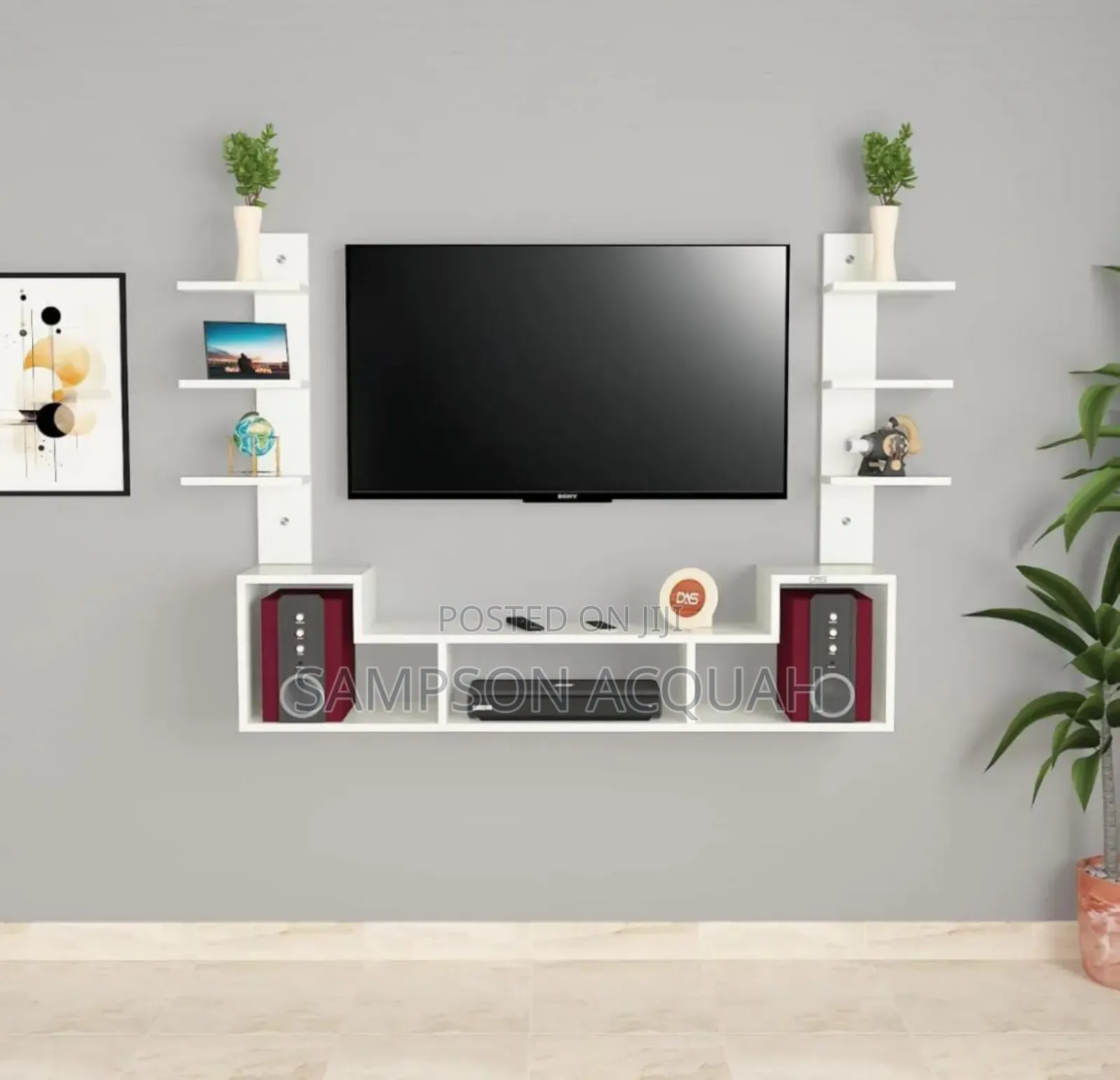 TV Stand and TV Units With Shelves.