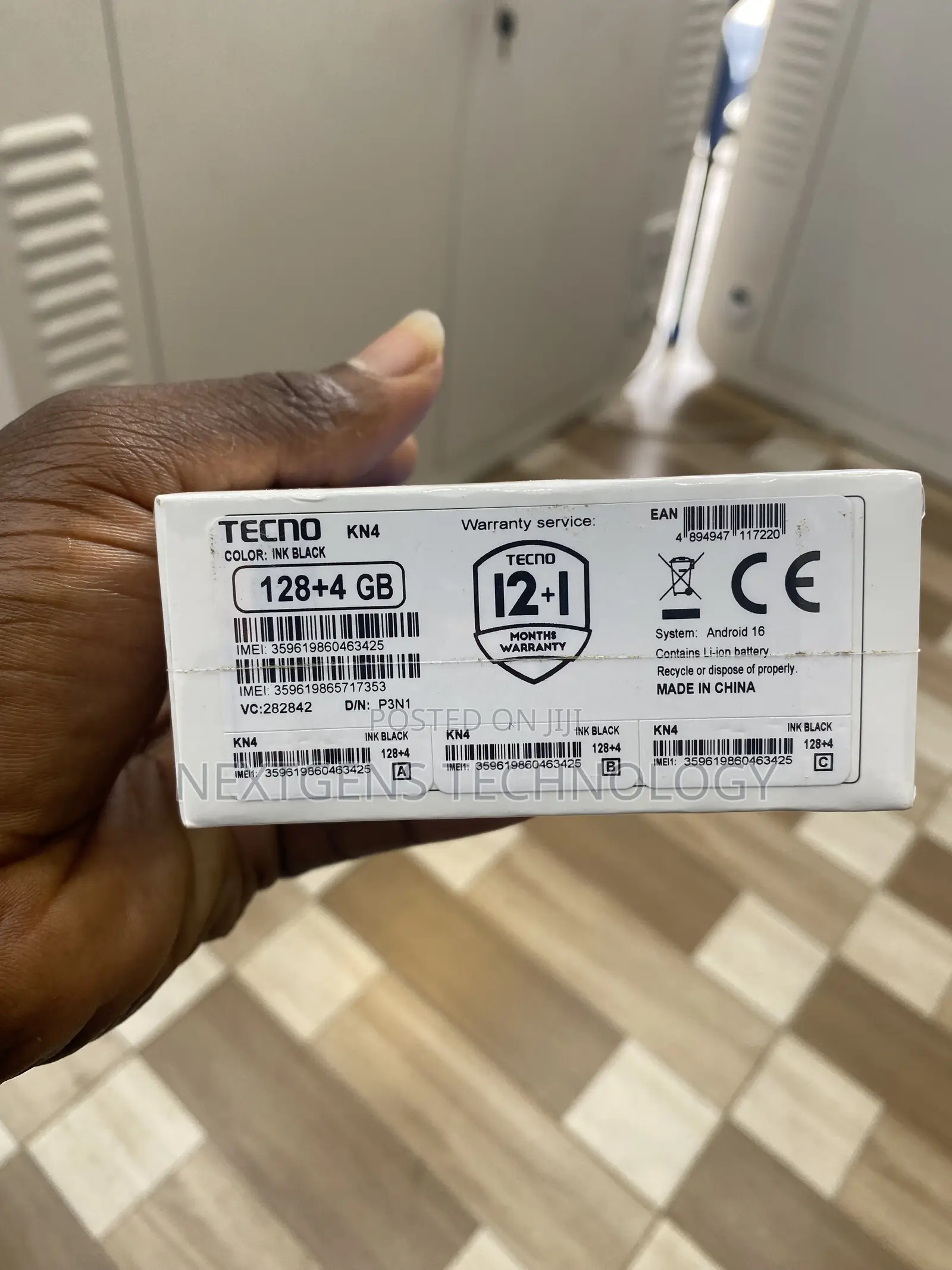 New Tecno Spark 50 128 GB Black