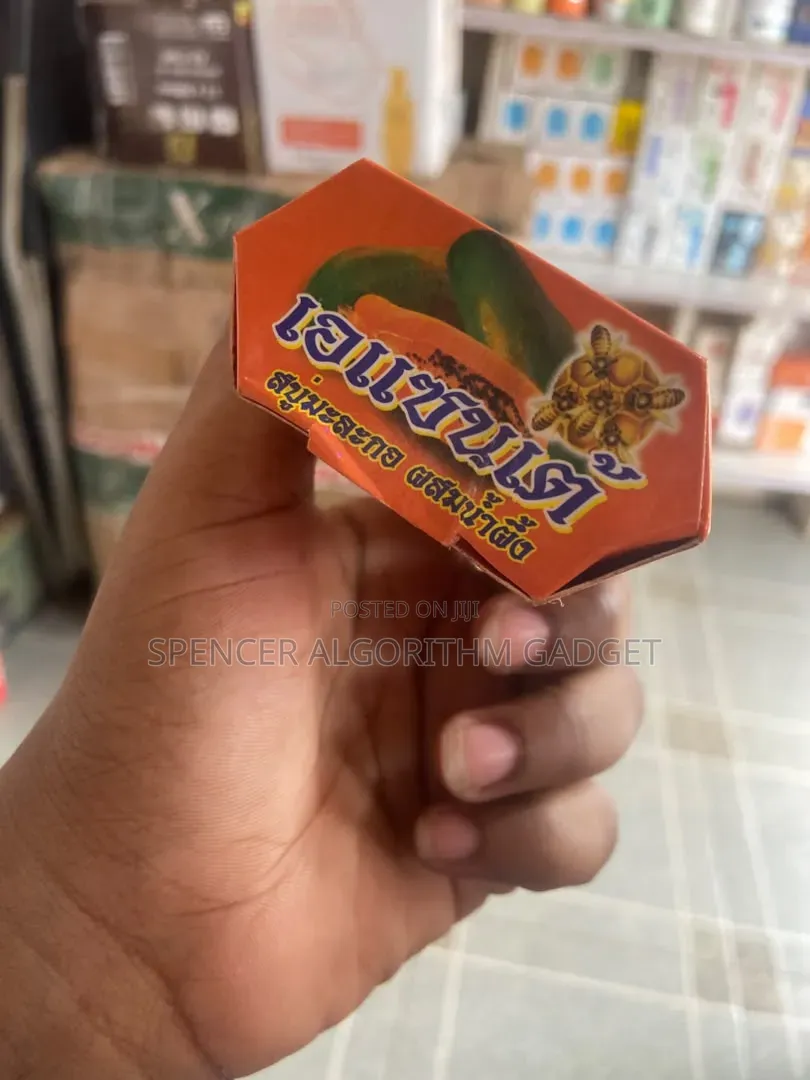 Asantee Herbal Papaya + Honey Soap With Q10, Aha, Bha Skin Whiten 125g