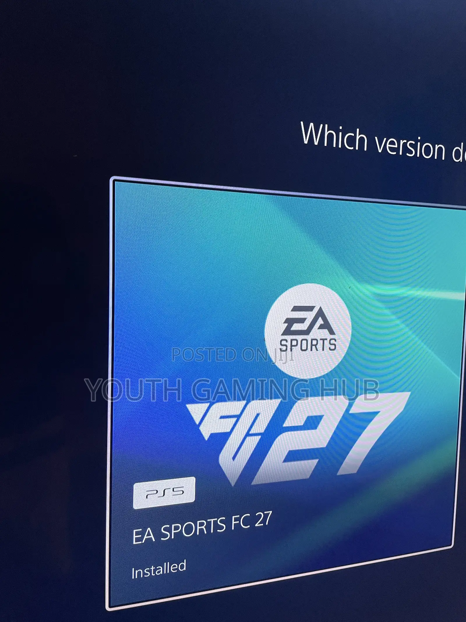 EA Sports FC 27 Game Account for (PS5)