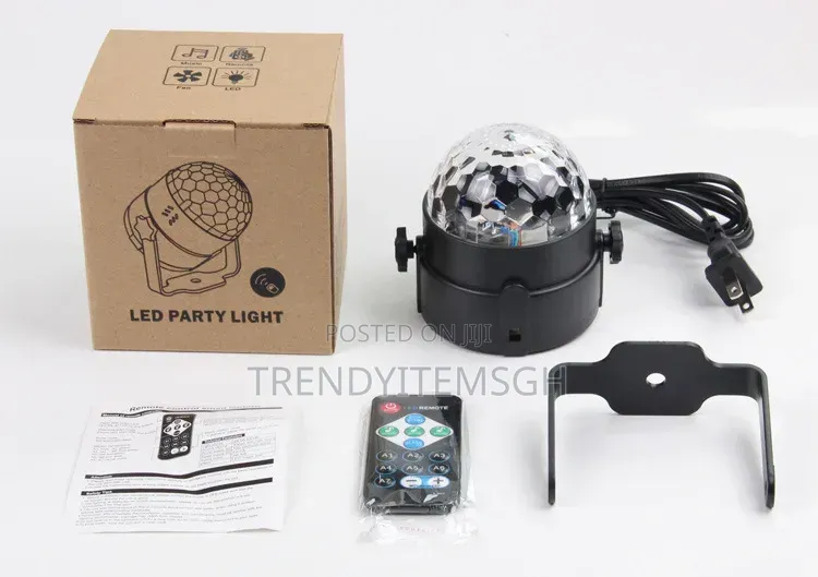 RGB Led Remote Control Ambient Dj Stage Lighting