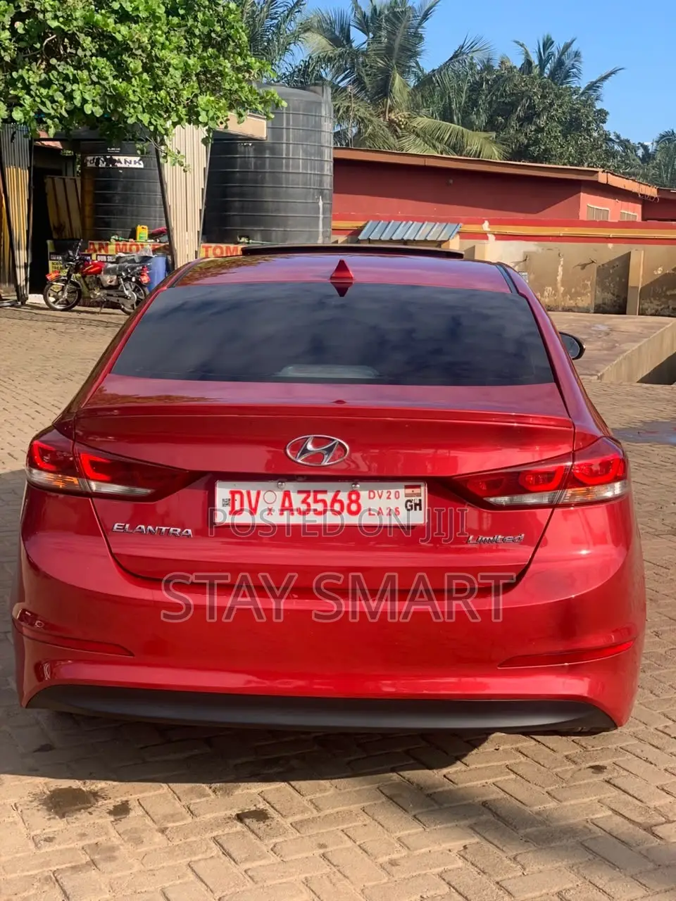 Hyundai Elantra Limited 2018 Red