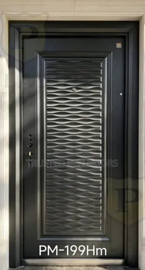 Latest Paladin Turkish Black Security Single Door With Accessories