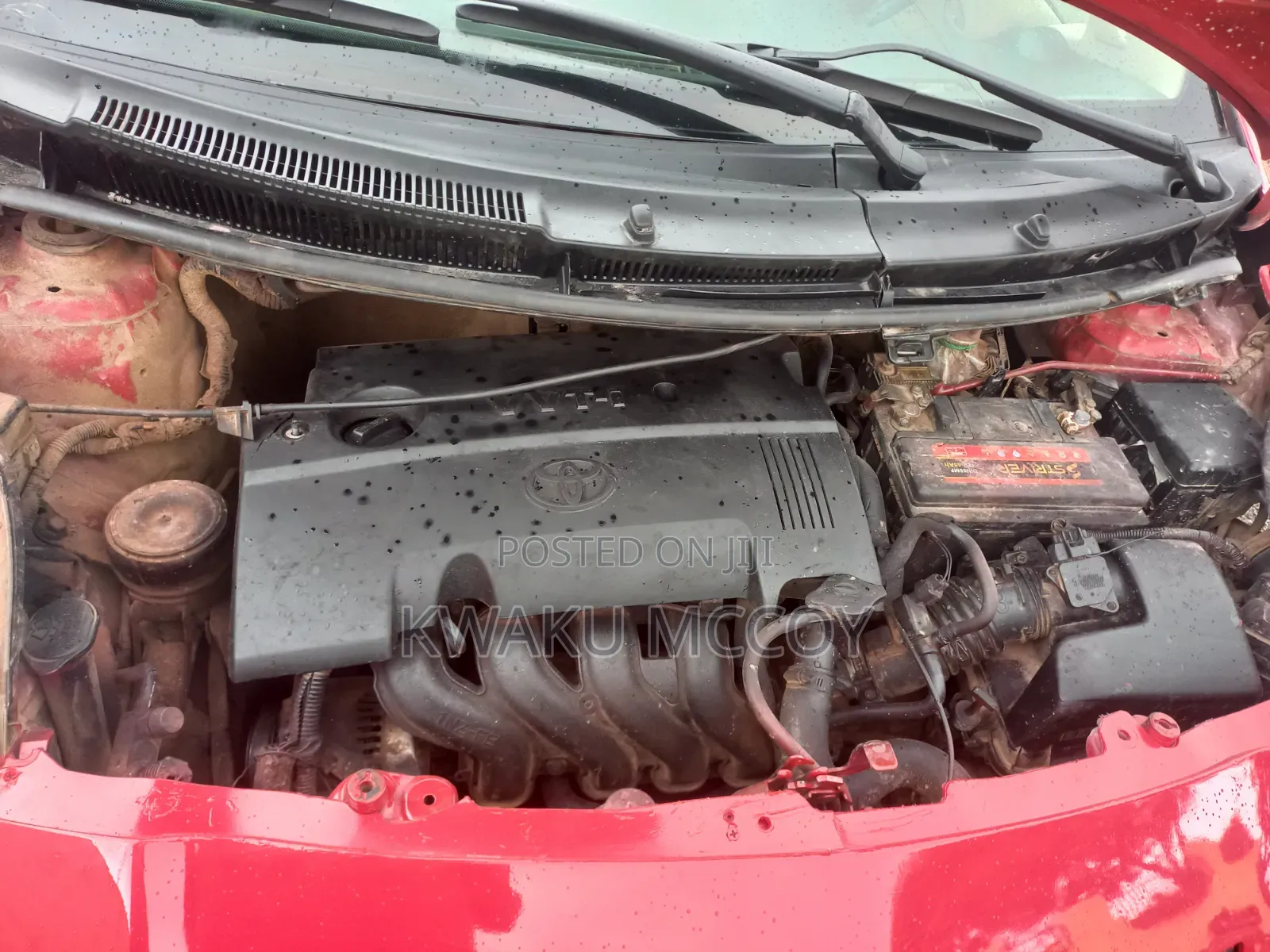 Toyota Vitz 1.5 FWD 3dr 2010 Red