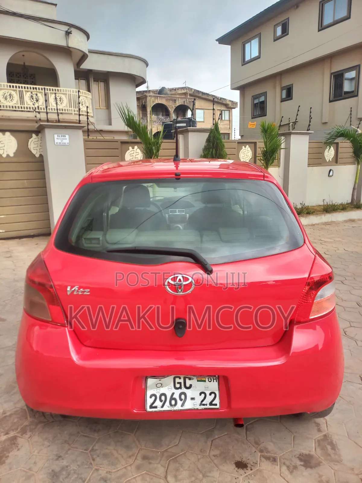 Toyota Vitz 1.5 FWD 3dr 2010 Red