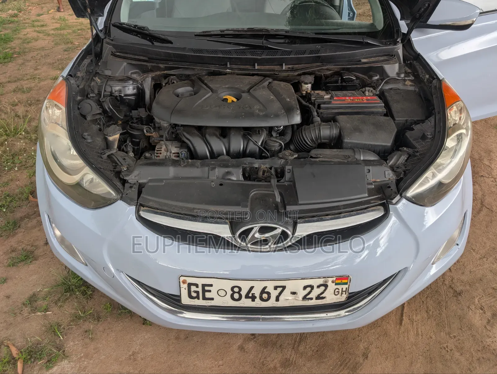 Hyundai Elantra GLS Sedan FWD (1.8L 4cyl 6A) 2013 Gray
