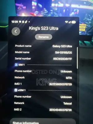 Samsung Galaxy S23 Ultra 256 GB Black