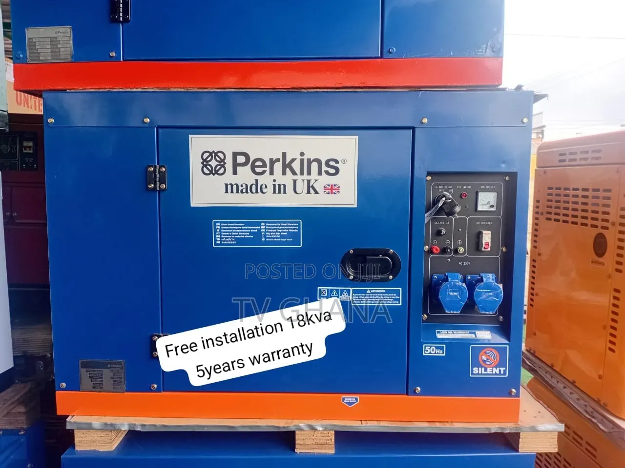 Brand New Perkins 18kVA Single Phase Genset – Heavy Duty18kva Genset