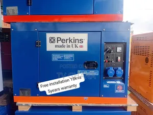 Brand New Perkins 18kVA Single Phase Genset – Heavy Duty18kva Genset