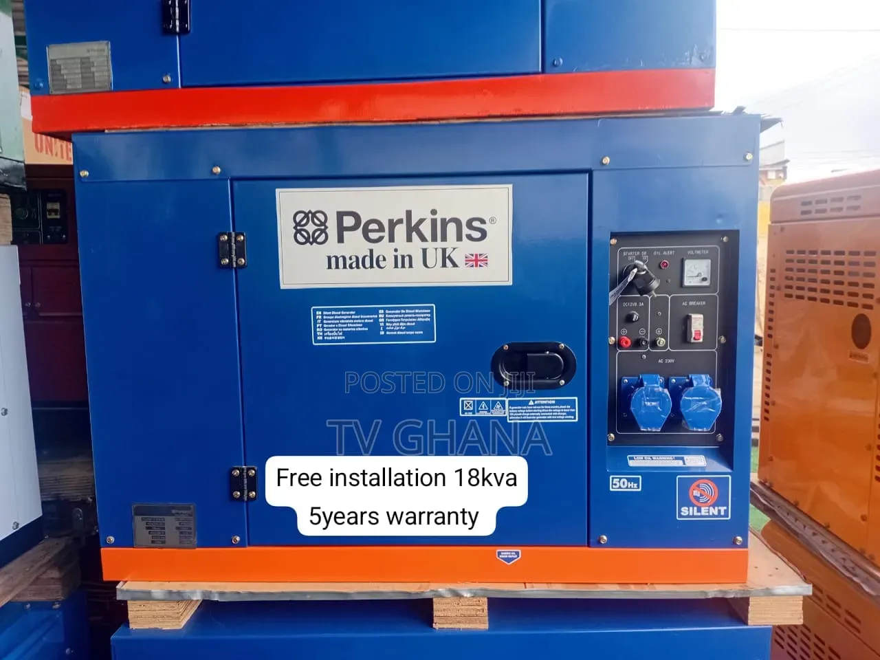 Brand New Perkins 18kVA Single Phase Genset – Heavy Duty18kva Genset