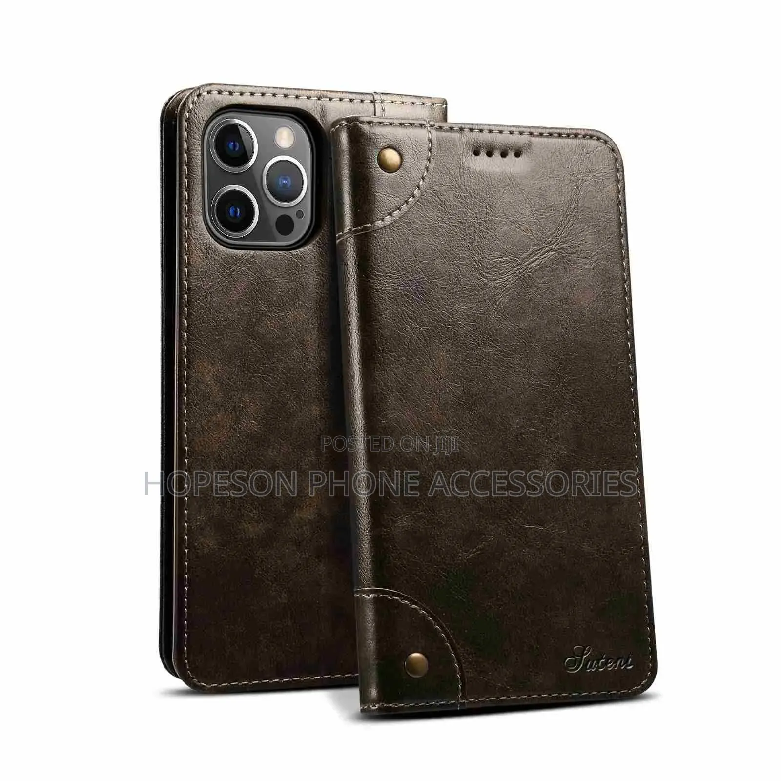 Original Flip Leather Phone Case With Card Slot for IPHONES