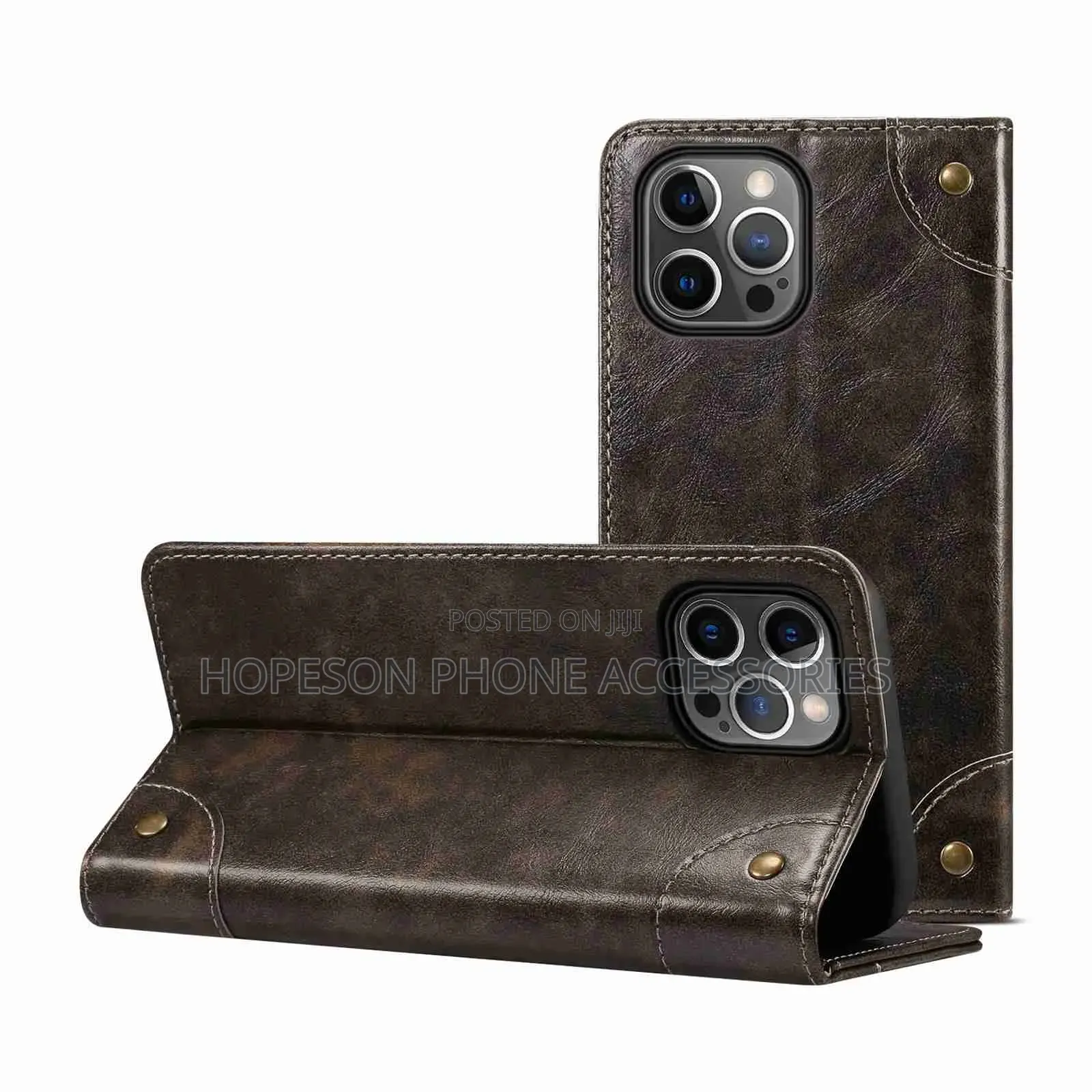 Original Flip Leather Phone Case With Card Slot for IPHONES