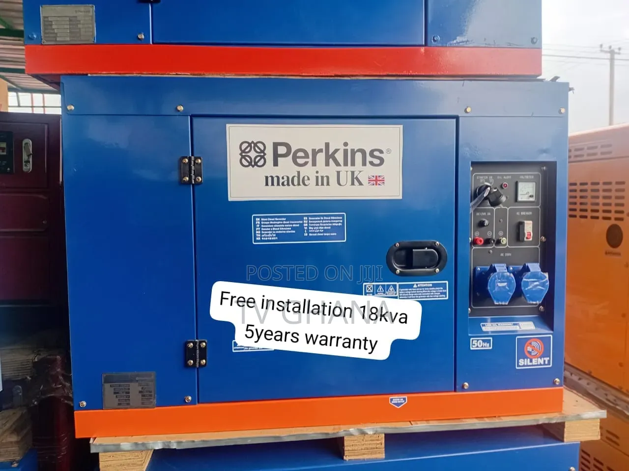 Massive Perkins 18kVA Single Phase Diesel Generator – Quality 18kva