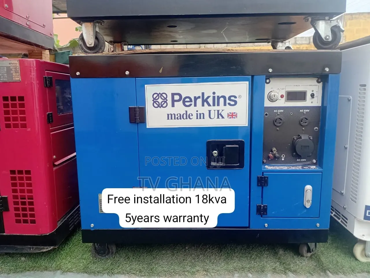 18kVA Perkins Single Phase Diesel Genset – Efficient Power Backup18kva