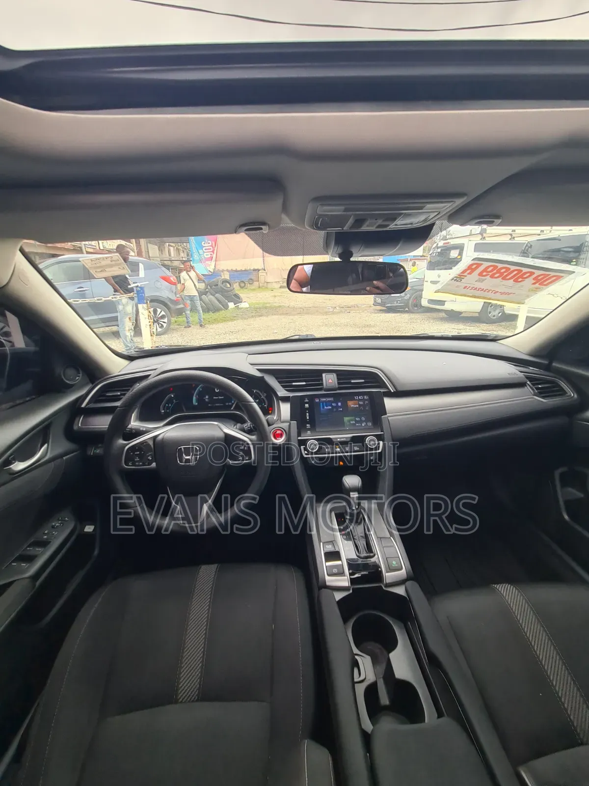 Honda Civic EX Sedan 2018 Black