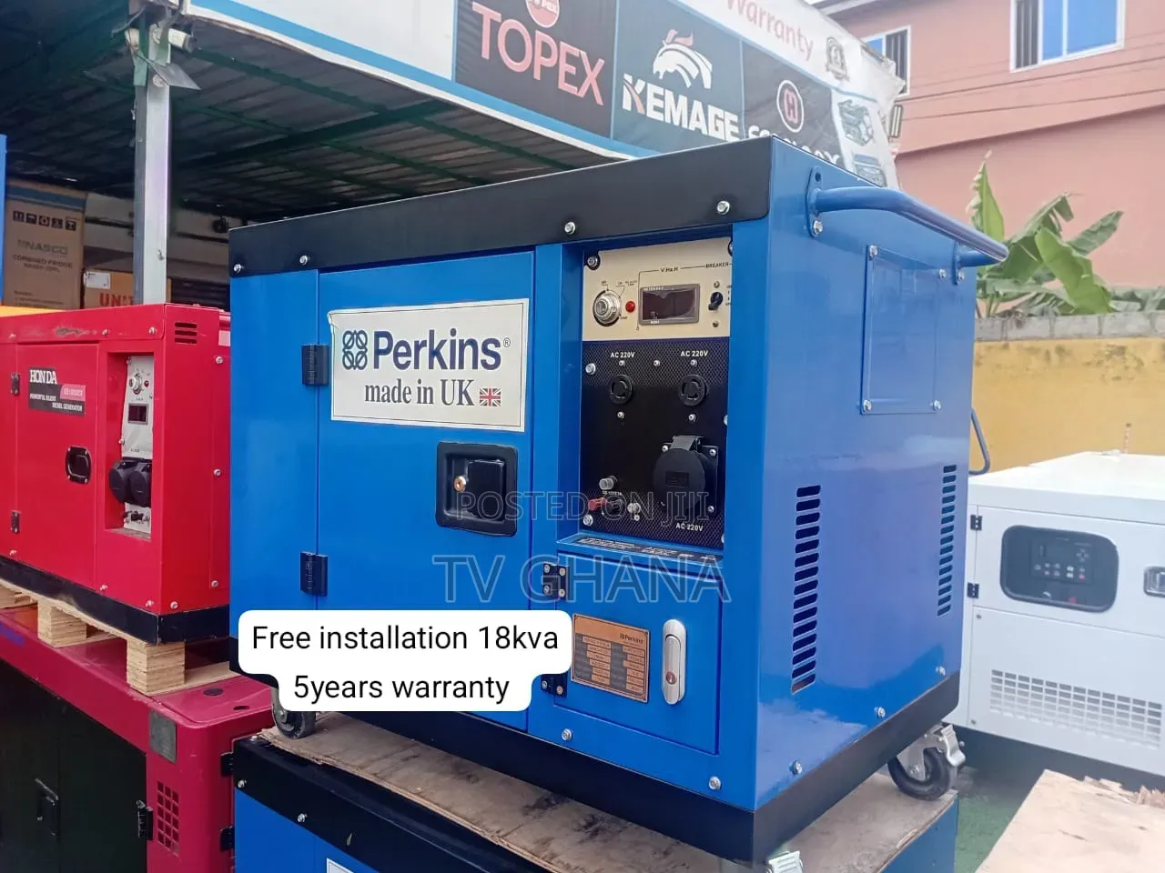 Premium Perkins 18kVA Single Phase Generator – Strong Reliable18kva