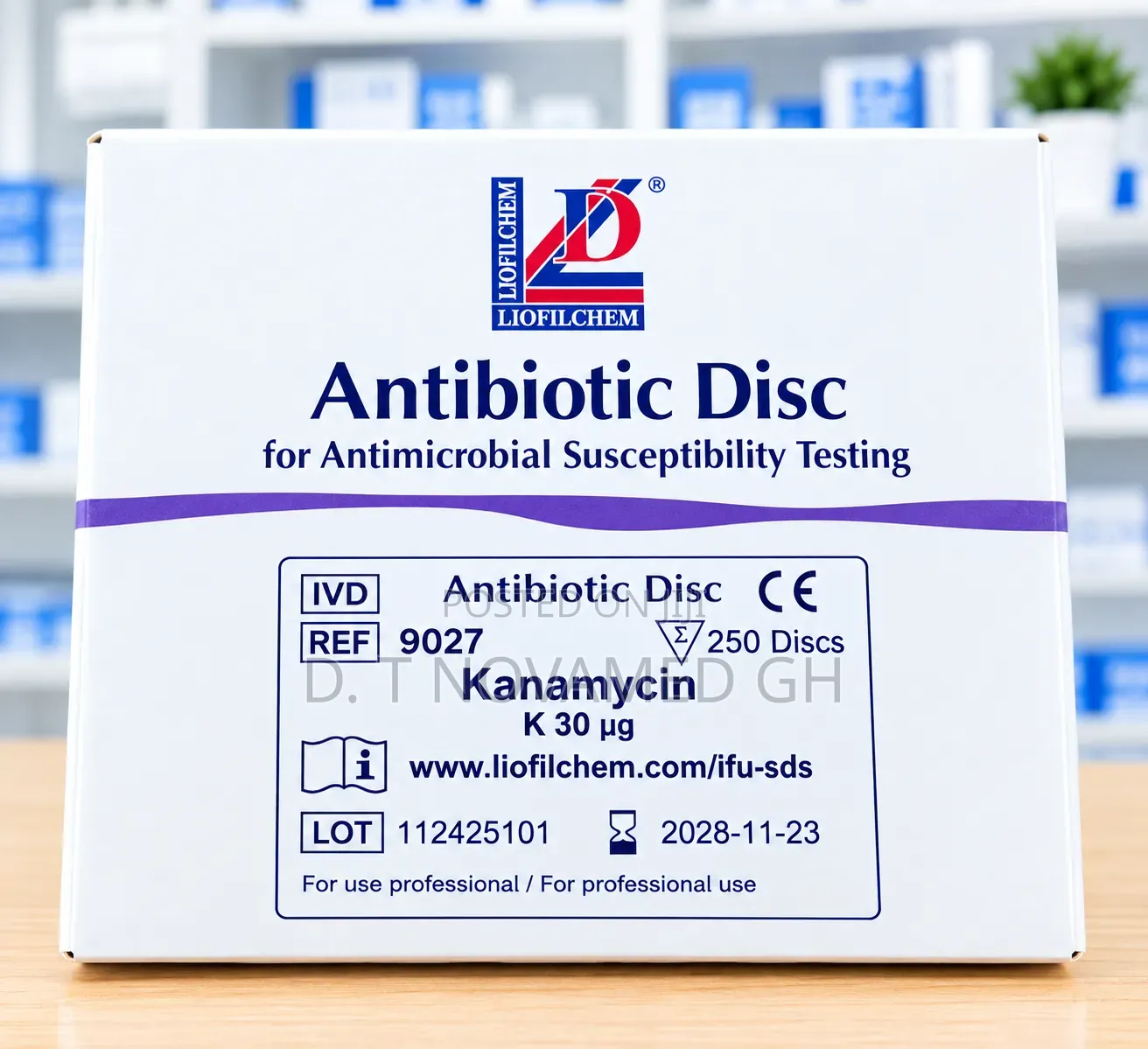 Antibiotic Disc (Kanamycin K 30ug)