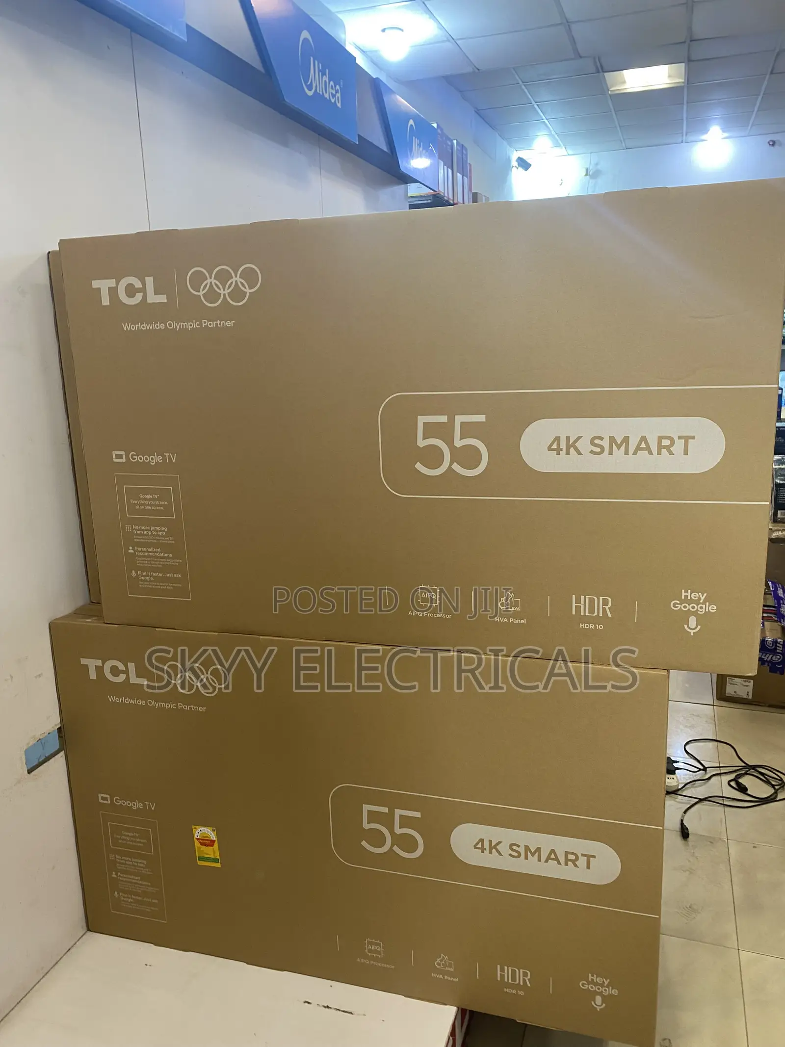 Unique 55 TCL Uhr Smart Satellite TV