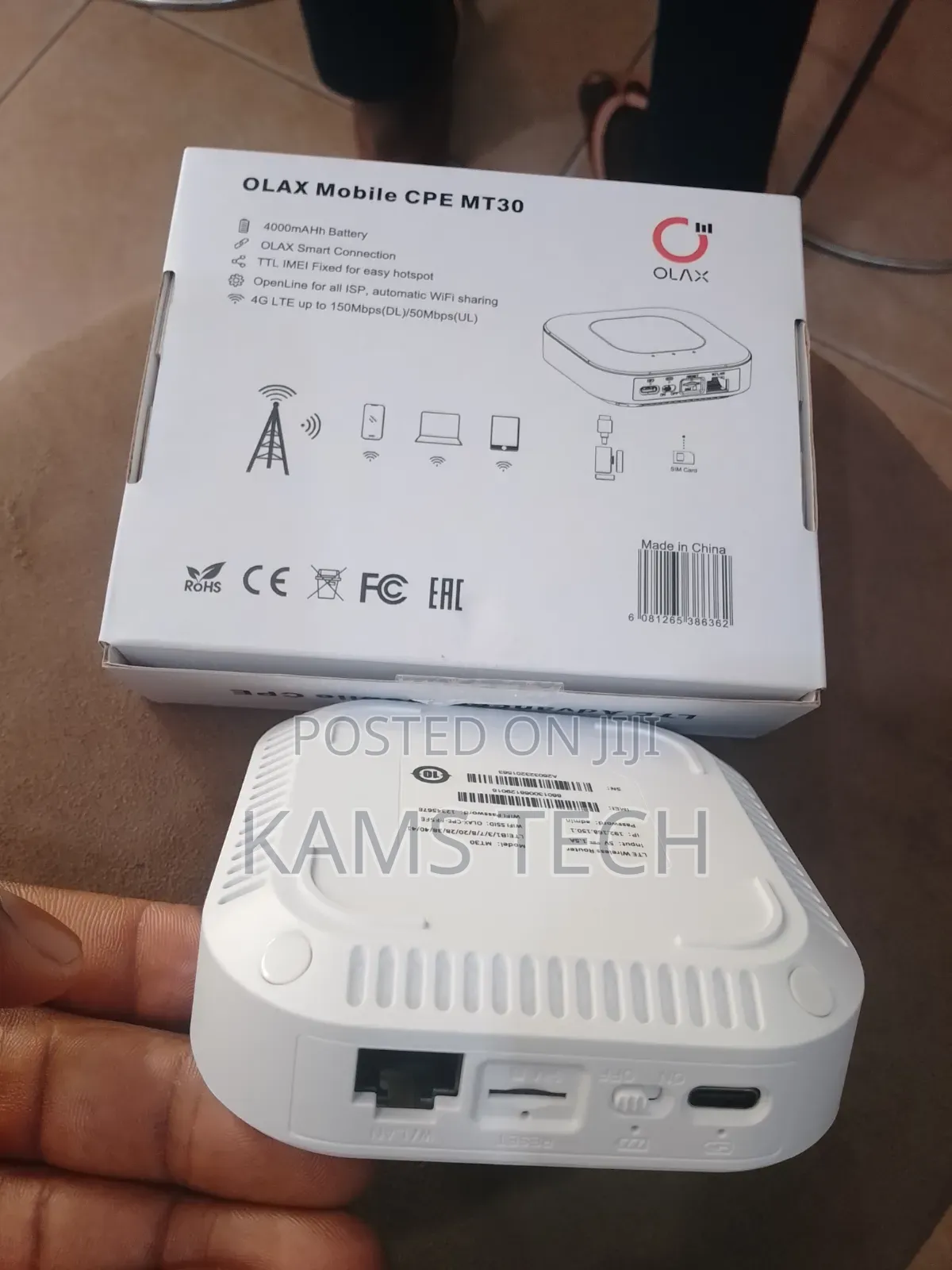 Olax LTE Advanced 4G Mobile Mifi/Router (Support All Sim)