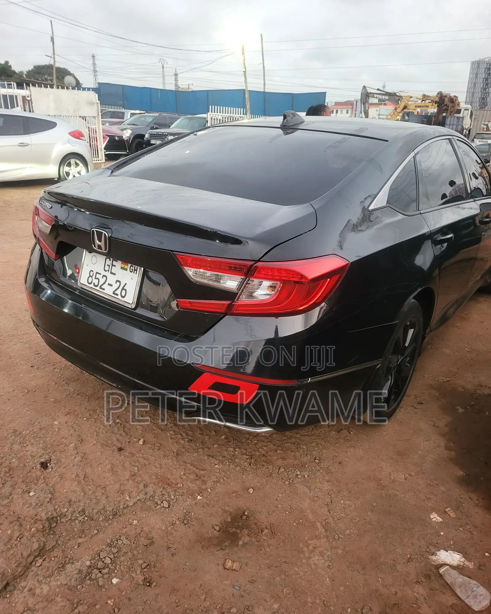 Honda Accord Sport (1.5L 4cyl Turbo CVT) 2019 Black
