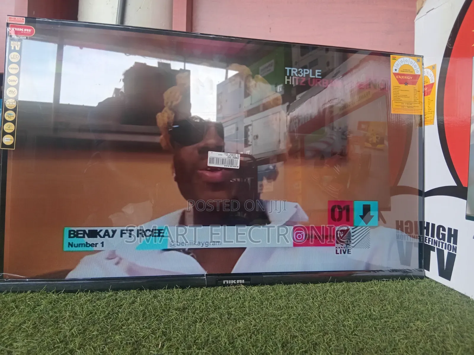 NIKAL 32 Inch LED TV With HDMI USB Beautiful Design Excellent Picture