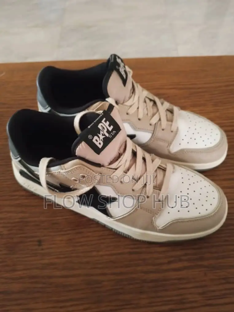 BAPE SK8 STA (Beige/Grey) – Size 44