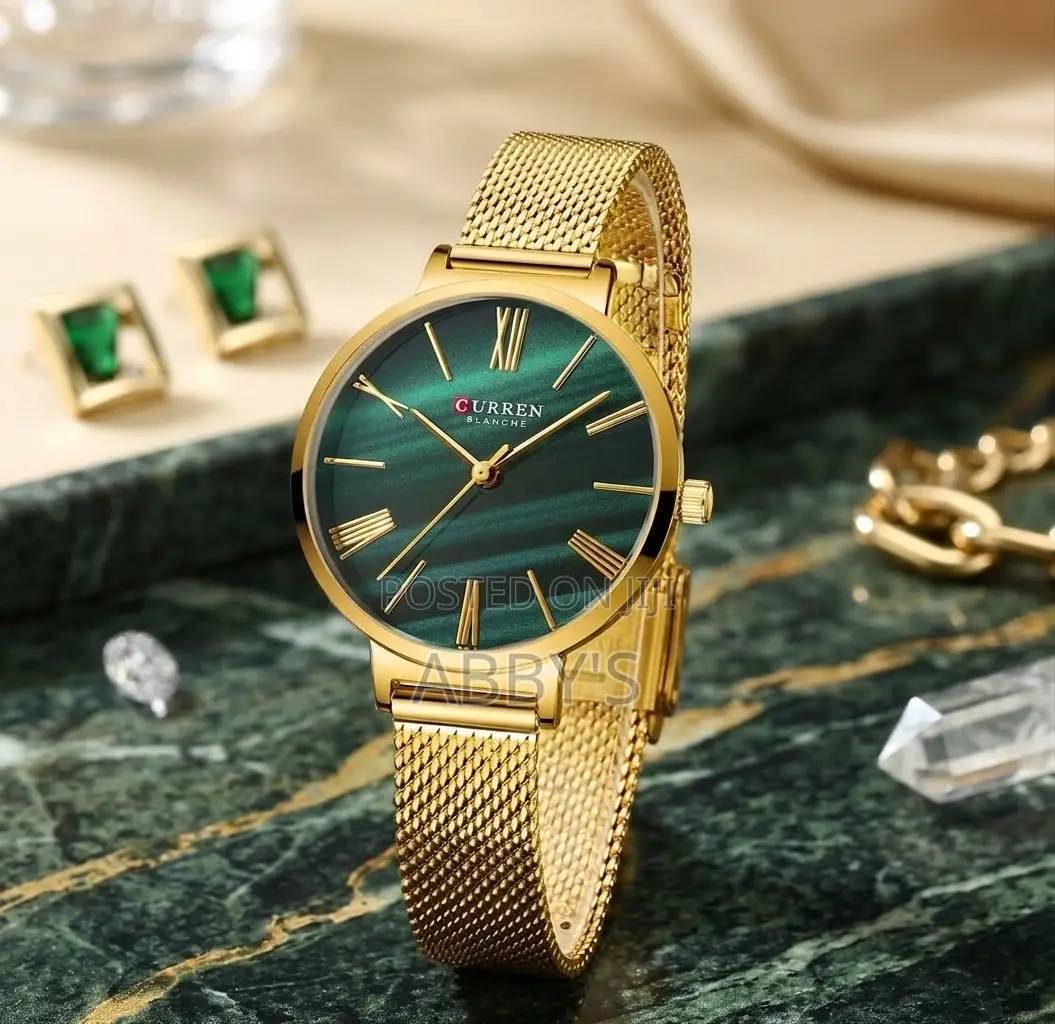 Curren 9076 Top Luxury Ladies Mesh Watch