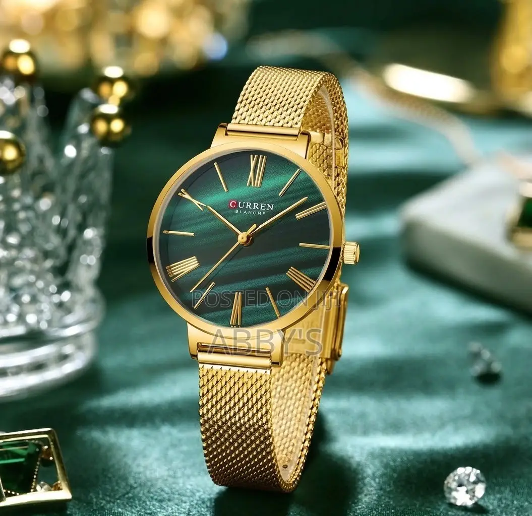 Curren 9076 Top Luxury Ladies Mesh Watch